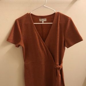 Madewell Texture & Thread Wrap Dress